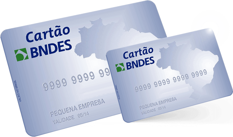 Imagem de cartões do BNDES